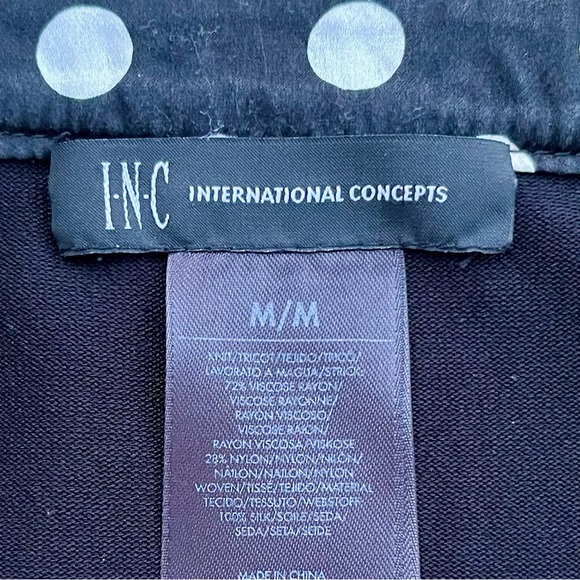 INC International Concepts silk and viscose top - Picture 6 of 8